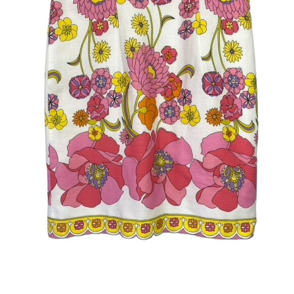 Trina Turk Arboretum Shift Dress, Colorful Bright Retro - Picture 4 of 15